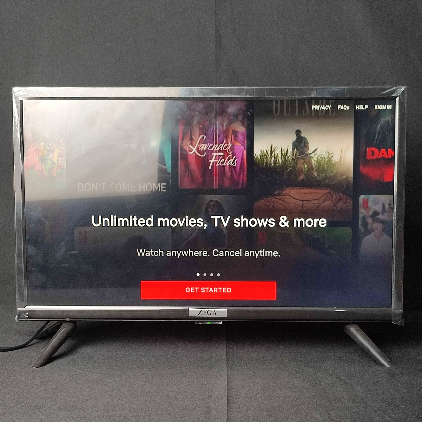Zega Smart TV HDR Wifi Bluetooth Ready with Built-in Applications Netflix Youtube Spotify