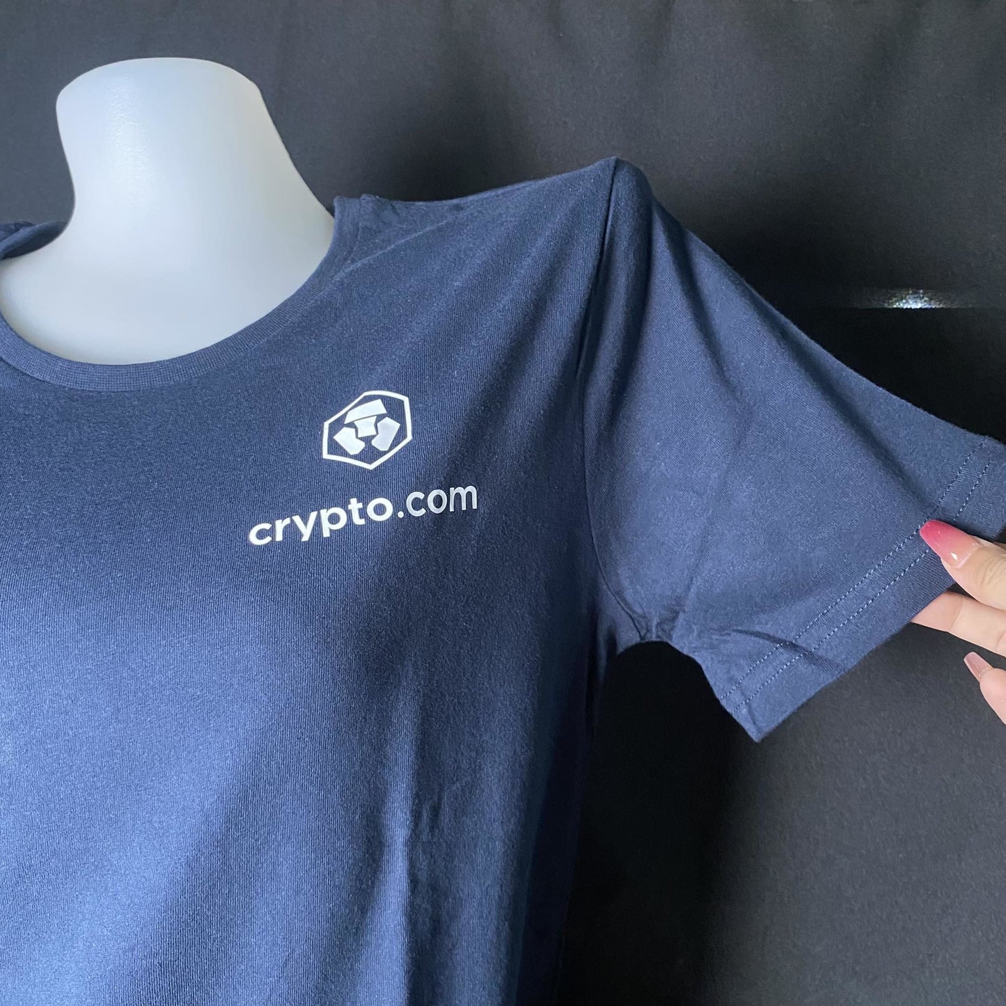 Crypto T-Shirt Navy Blue Size: Small - Factory Pull-out