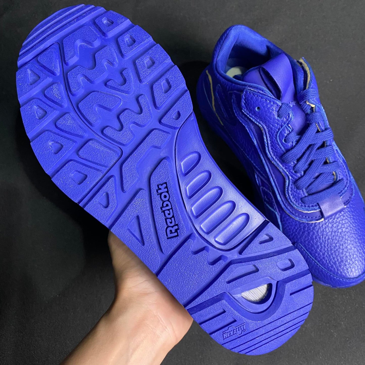 Reebok Blue Rubber Shoes Bolton Leather VB Unisex (FW9978) - Phase-out Model