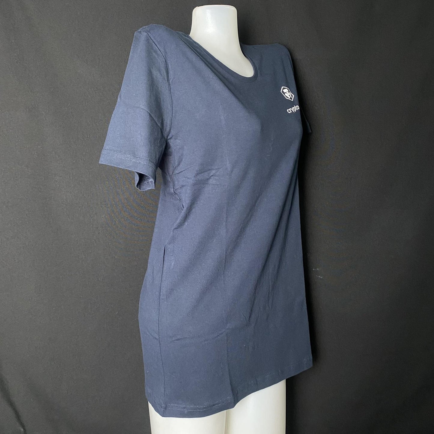 Crypto T-Shirt Navy Blue Size: Small - Factory Pull-out