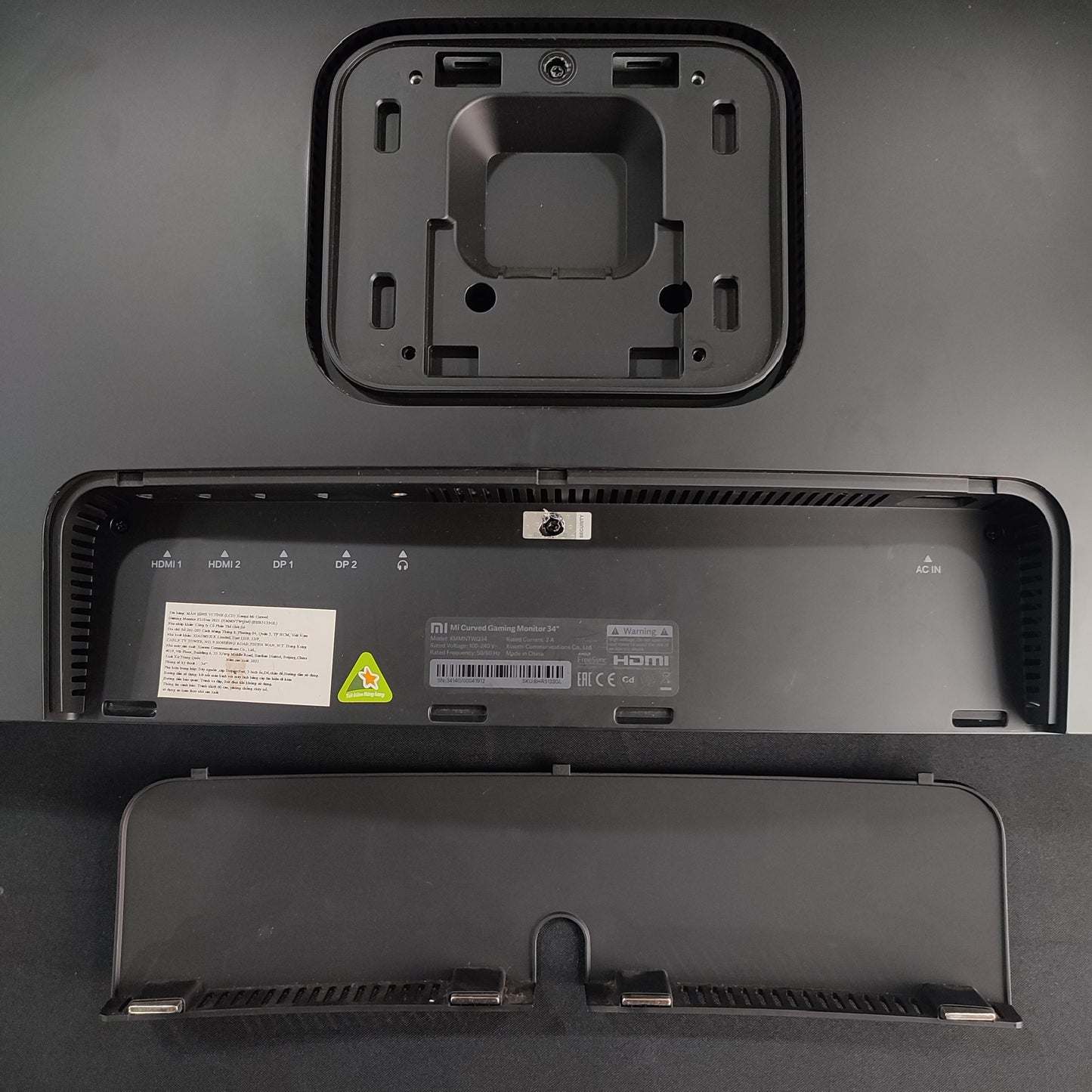 Mi Xiaomi Curved Desktop Gaming Monitor 34" (Model:XMMNTWQ34)