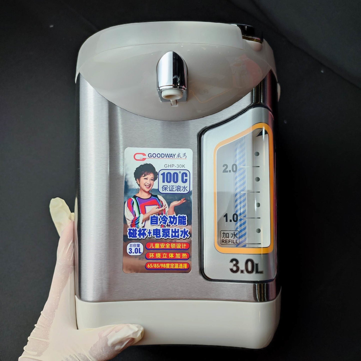 Goodway Electric Thermos Pot 3 Liters (GHP-30K) - International Mall PUll-out