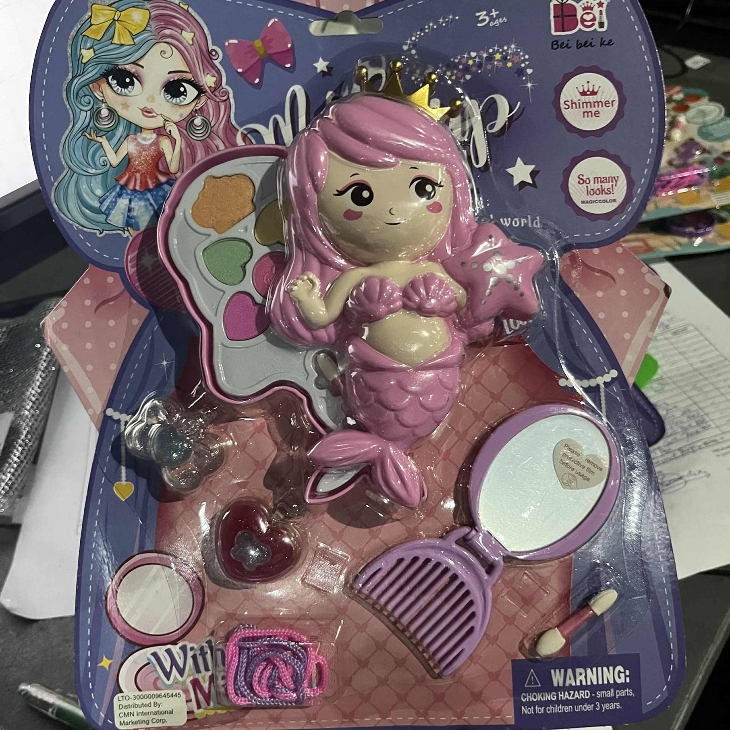 Bei bei ke Makeup Angel Cosmetic Set with Mirror (Mermaid) - No. X1B082