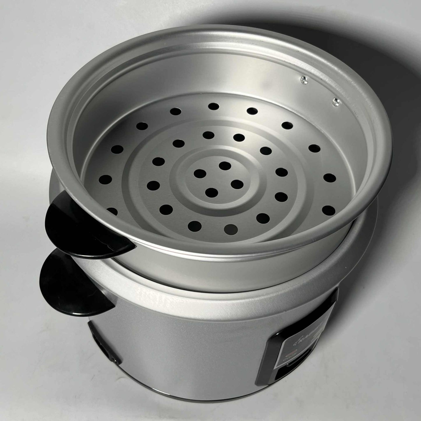 Rabbit Rice Cooker 1.5 liters Silver body Glass Lid w/ Steamer RRC 1.5L G