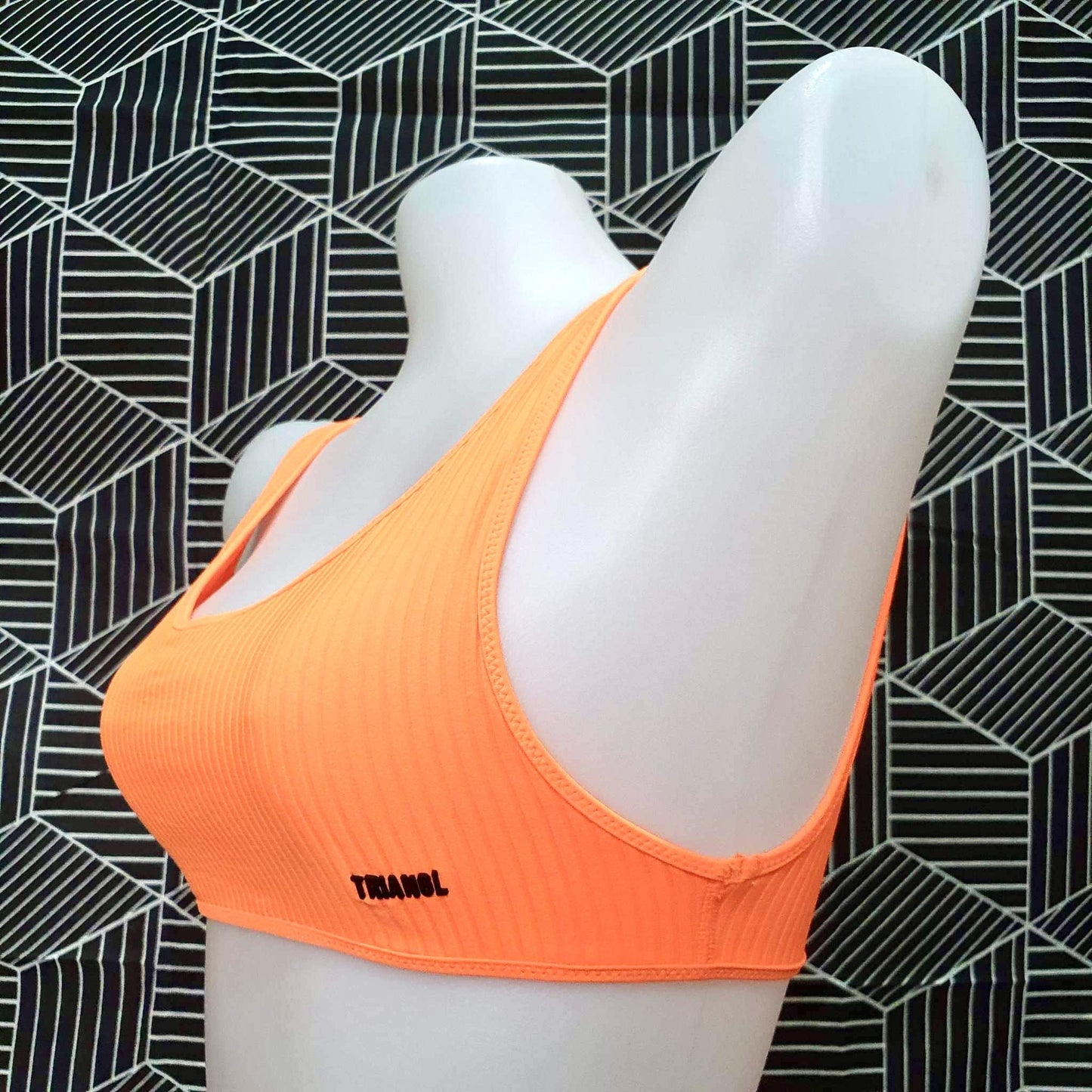 Authentic Australian Triangl Swimwear Swimsuit - ULTRALIGHT-POP ORANGE - TOP