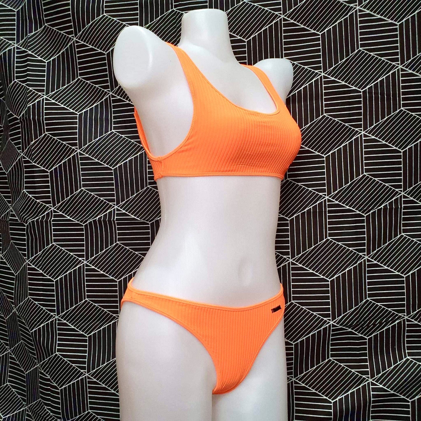 Authentic Australian Triangl Swimwear Swimsuit - ULTRALIGHT-POP ORANGE - TOP