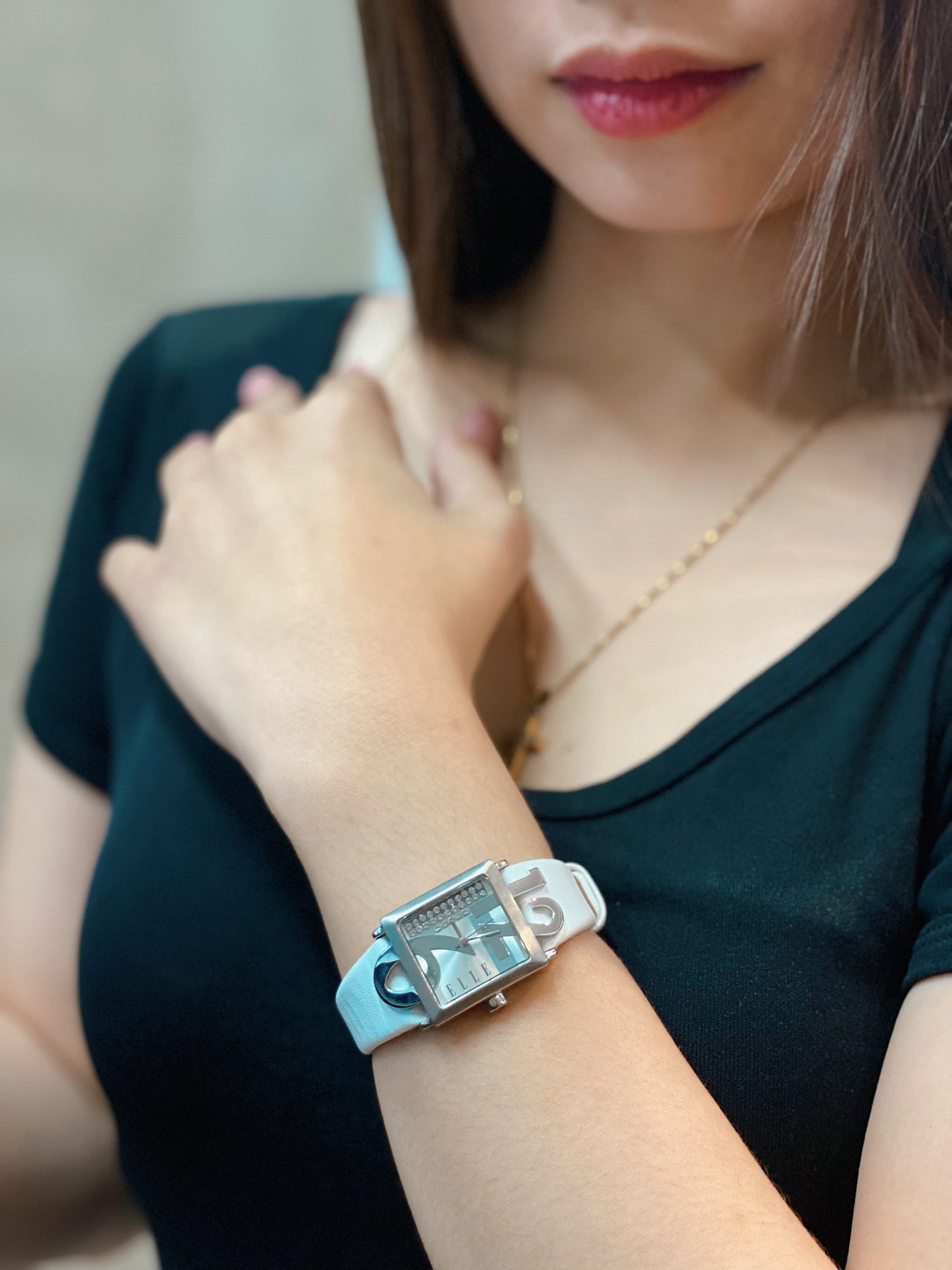Elle Watch White Leather Small(EL20136S02N)