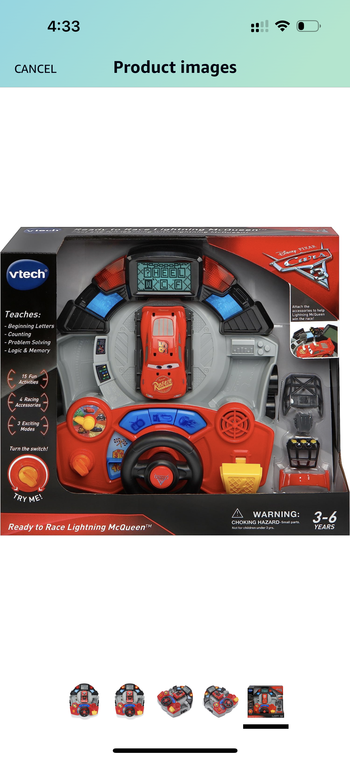 Vtech Disney Pixar Cars 3