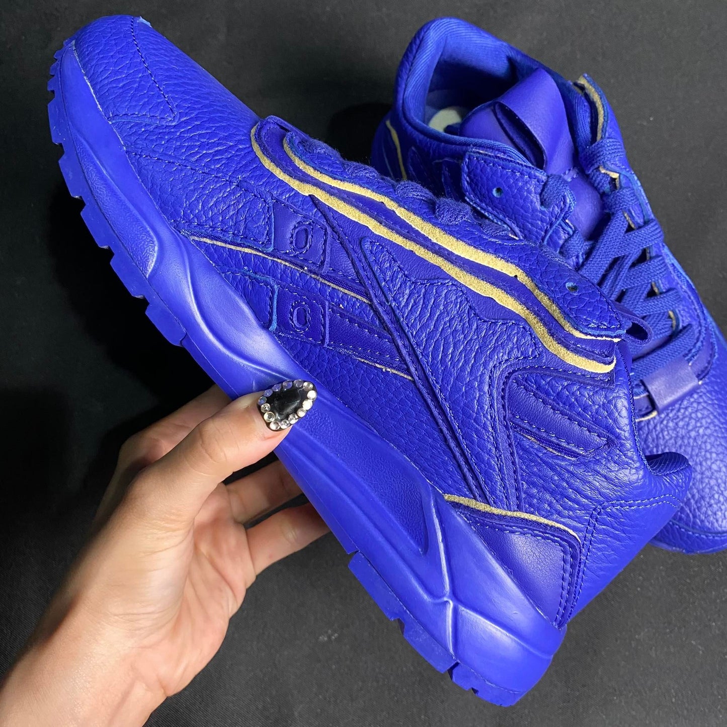 Reebok Blue Rubber Shoes Bolton Leather VB Unisex (FW9978) - Phase-out Model