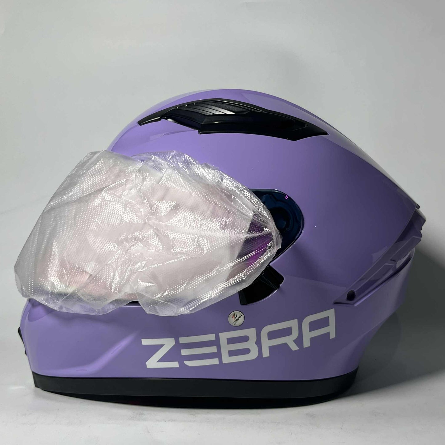 Zebra Dual Visor Full Face Helmet 2024 Alistair (Purple) - Large
