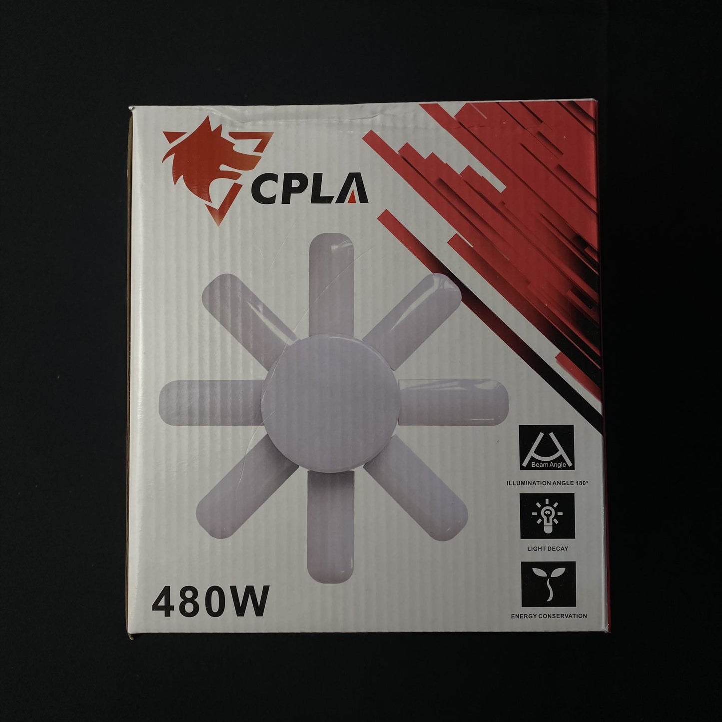 CPLA 480W 8+1 LED Fan Blade Bulb