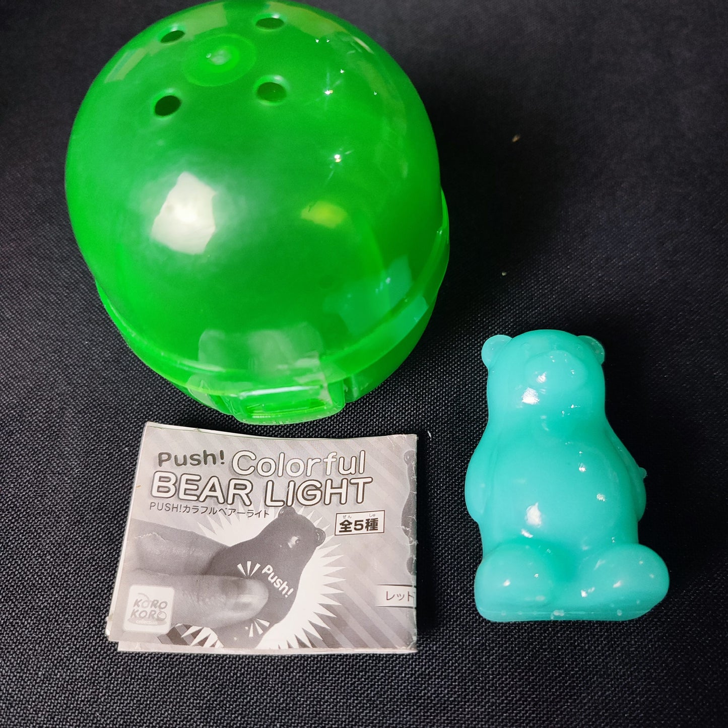 KORO KORO – PUSH! Colorful Bear Light Gashapon Capsule Toys - Factory Pull-out