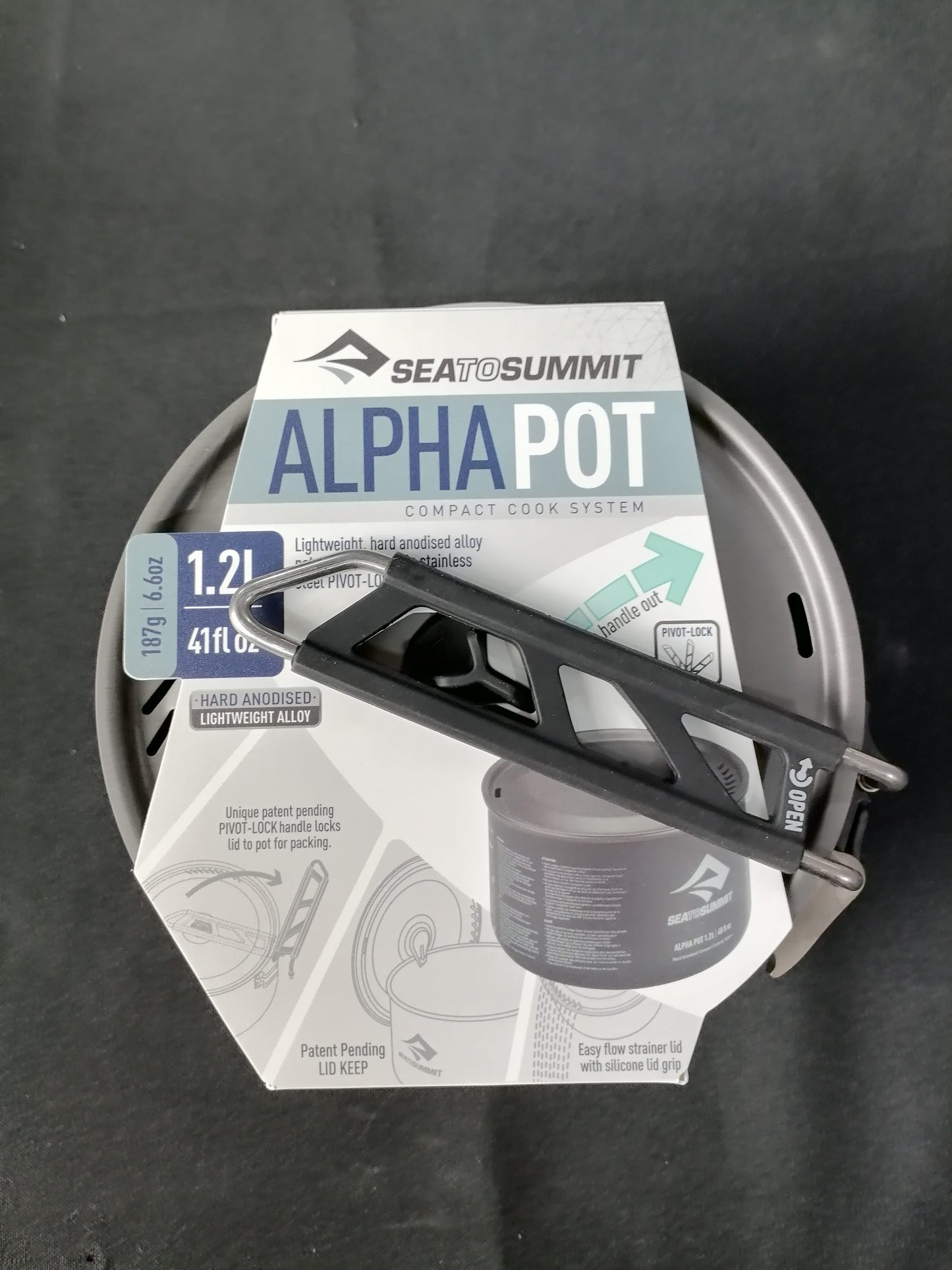 Sea to Summit Alpha Pot Camping Cookware - International Mall Pull-out