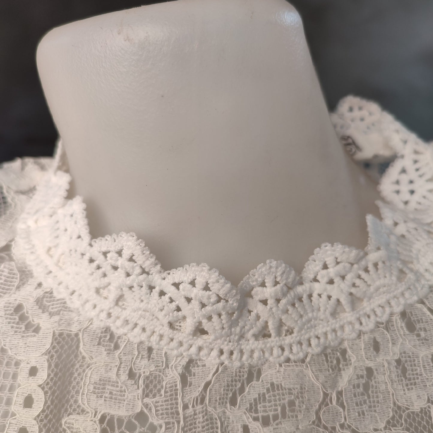 (HDXAEG)CodWomen Long Sleeve Openwork Lace Mesh Blouse