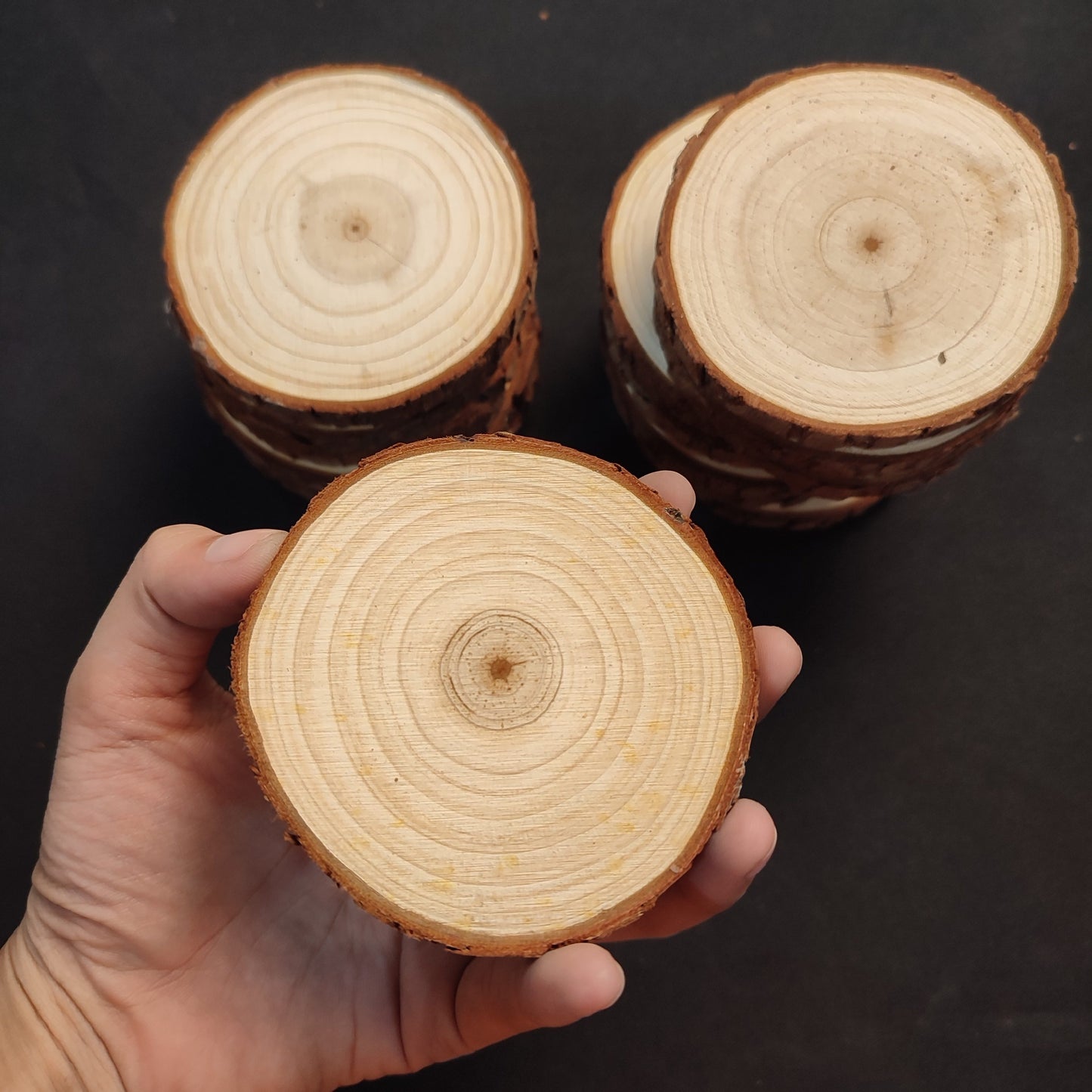 Natural Wood Slices DIY Wedding Crafts