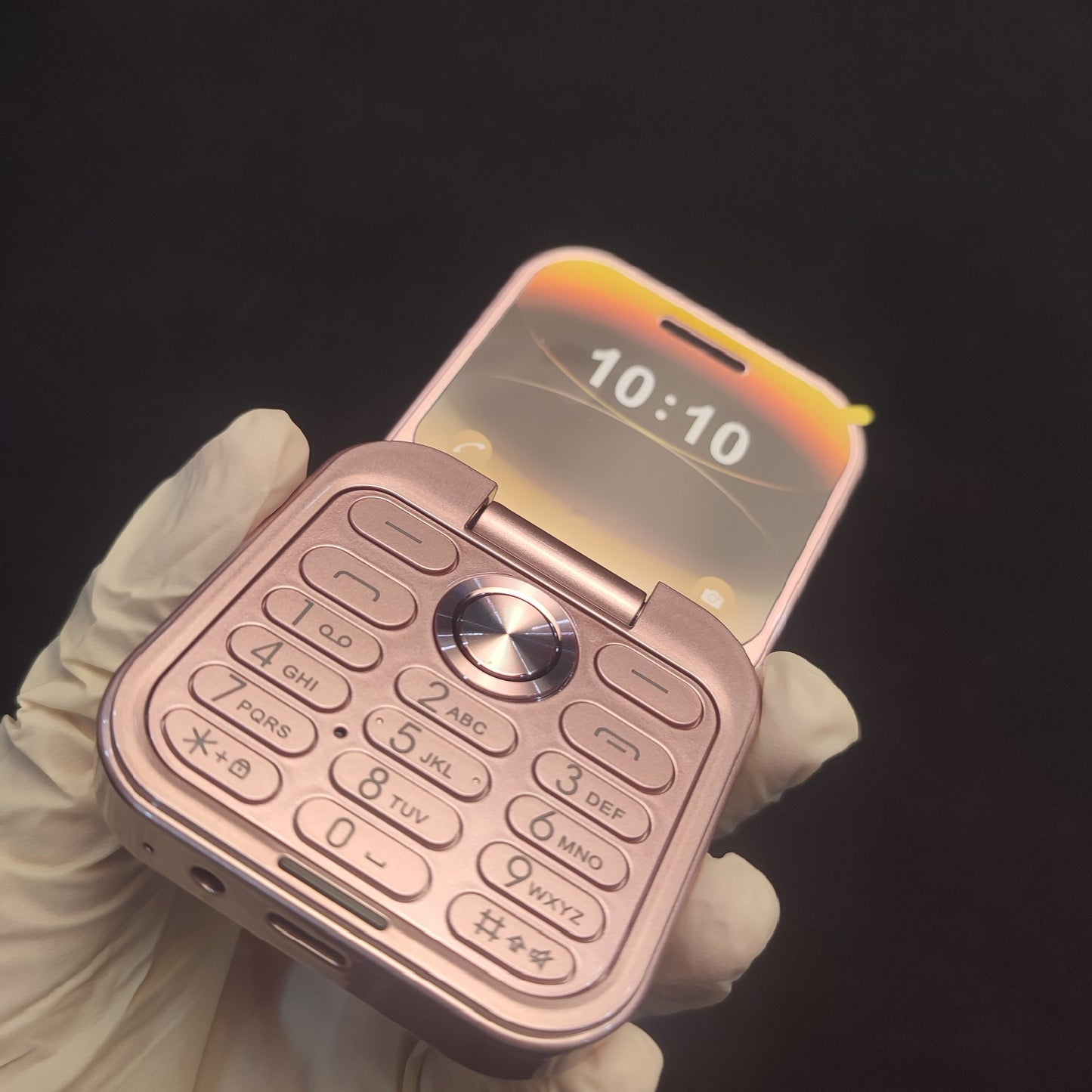 i17 Mini Dual-Card Flip Phone Buttons Dual Sim Cellphone