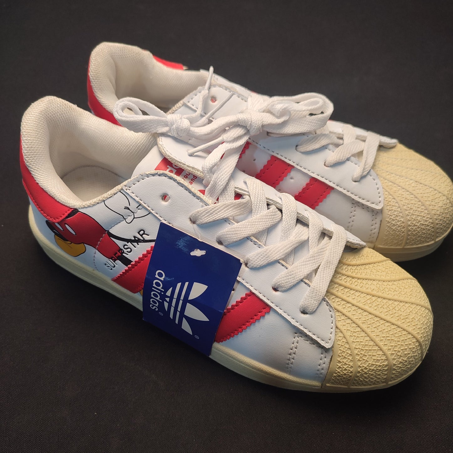 Adidas Mickey Mouse Shoes - Red