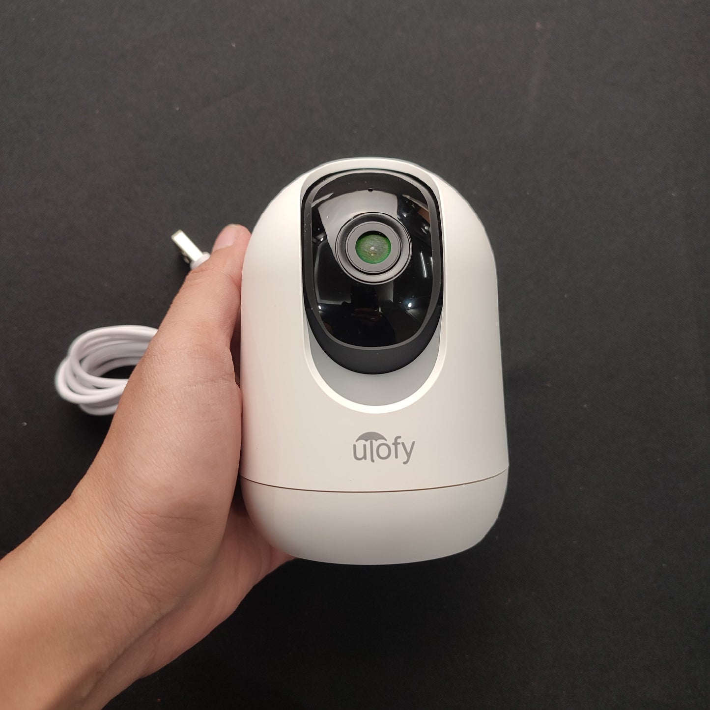 PT-cam ulofy 2k UHD Indoor Pan Tilt Wi-fi Camera- White