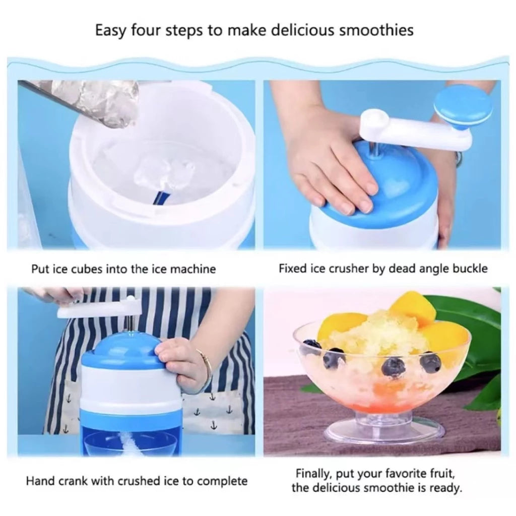 Portable Mini Manual Ice Crusher Household Razor BLD-16