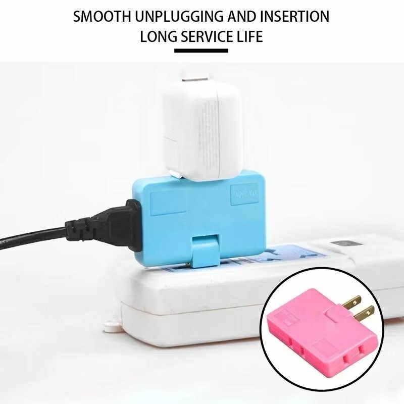 Rotatable Socket Converter Plug 2500W 3 in 1 - 180 Degree Extension