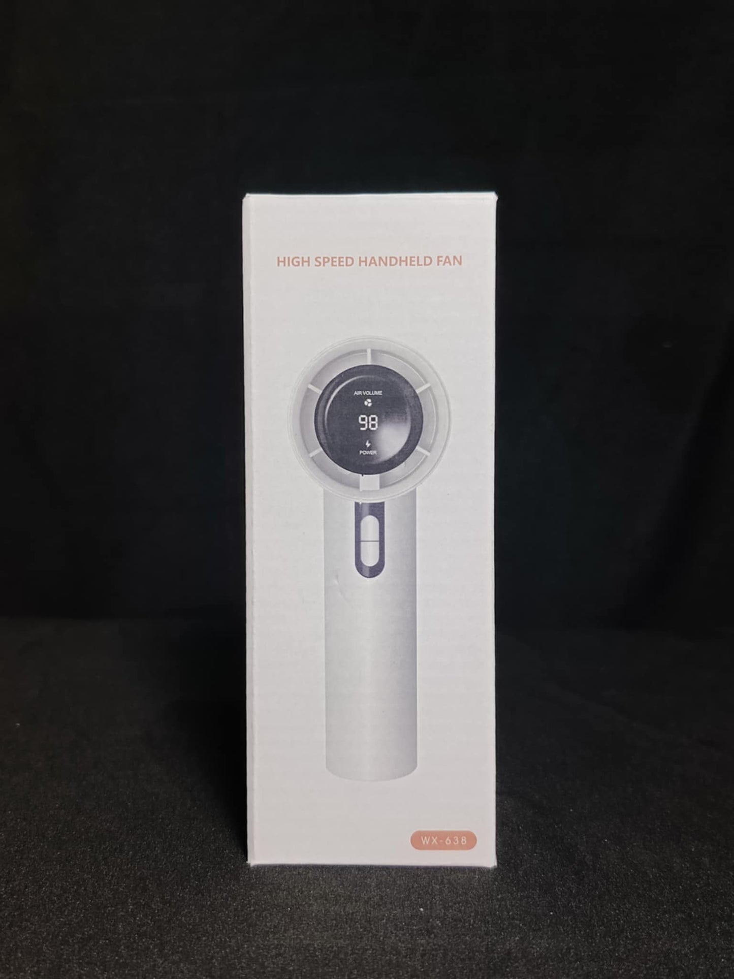 High Speed Handheld Turbo Fan Rechargeable Mini Fan WX-638