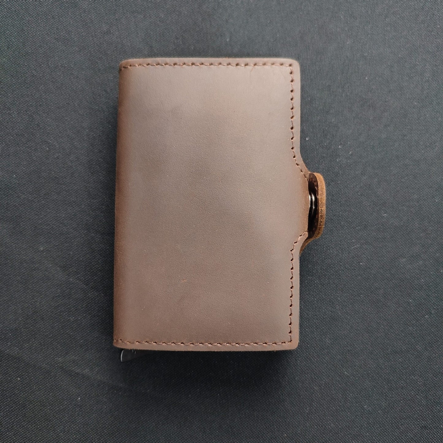 ?? RFID Mini Wallet- Crazy Horse Dark Brown