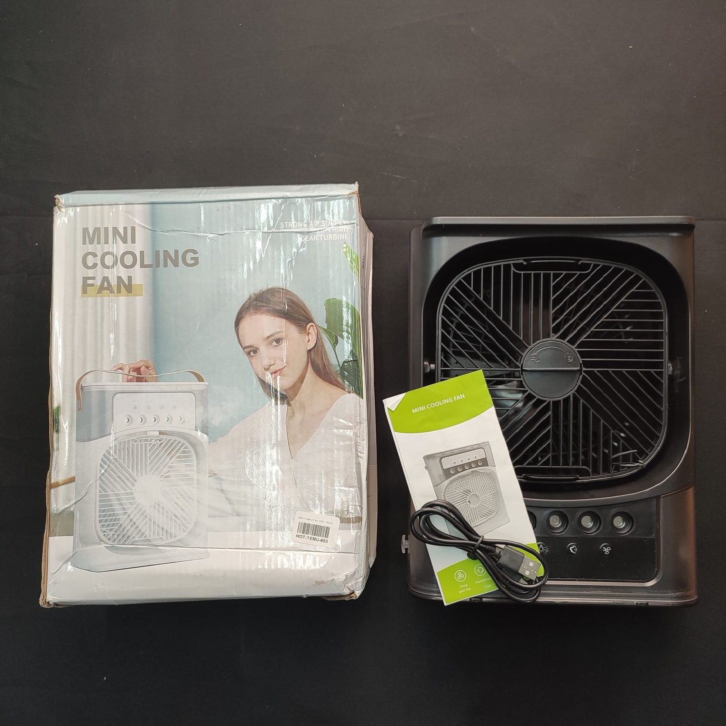 Mini Cooling Fan 10W - Black