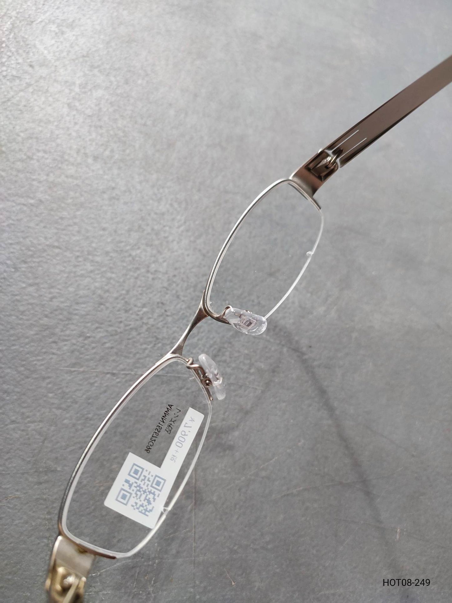 Plastic/Metal Frame JINS Silver (AMMN15S572G96) Eyeglass