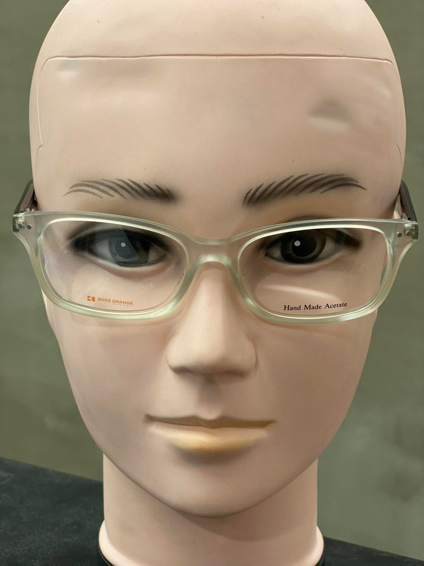 Plastic Frame BOSS ORANGE Black/White (BO-0024 HTT) Eyeglass