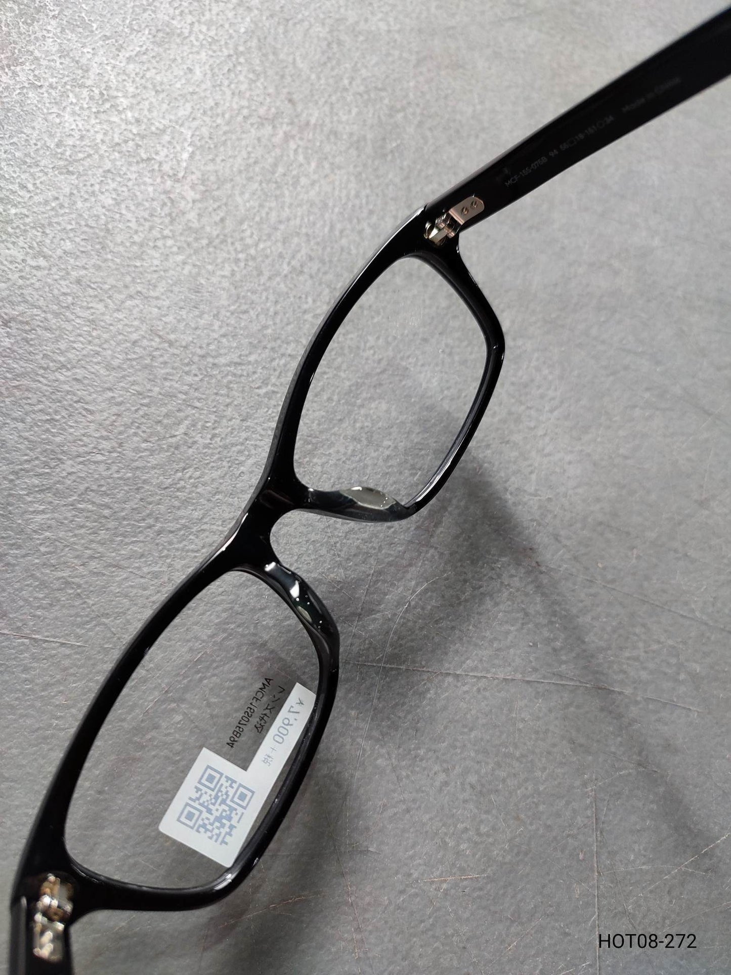 Plastic Frame JINS Glossy Black (AMCF15S075B94) Eyeglass