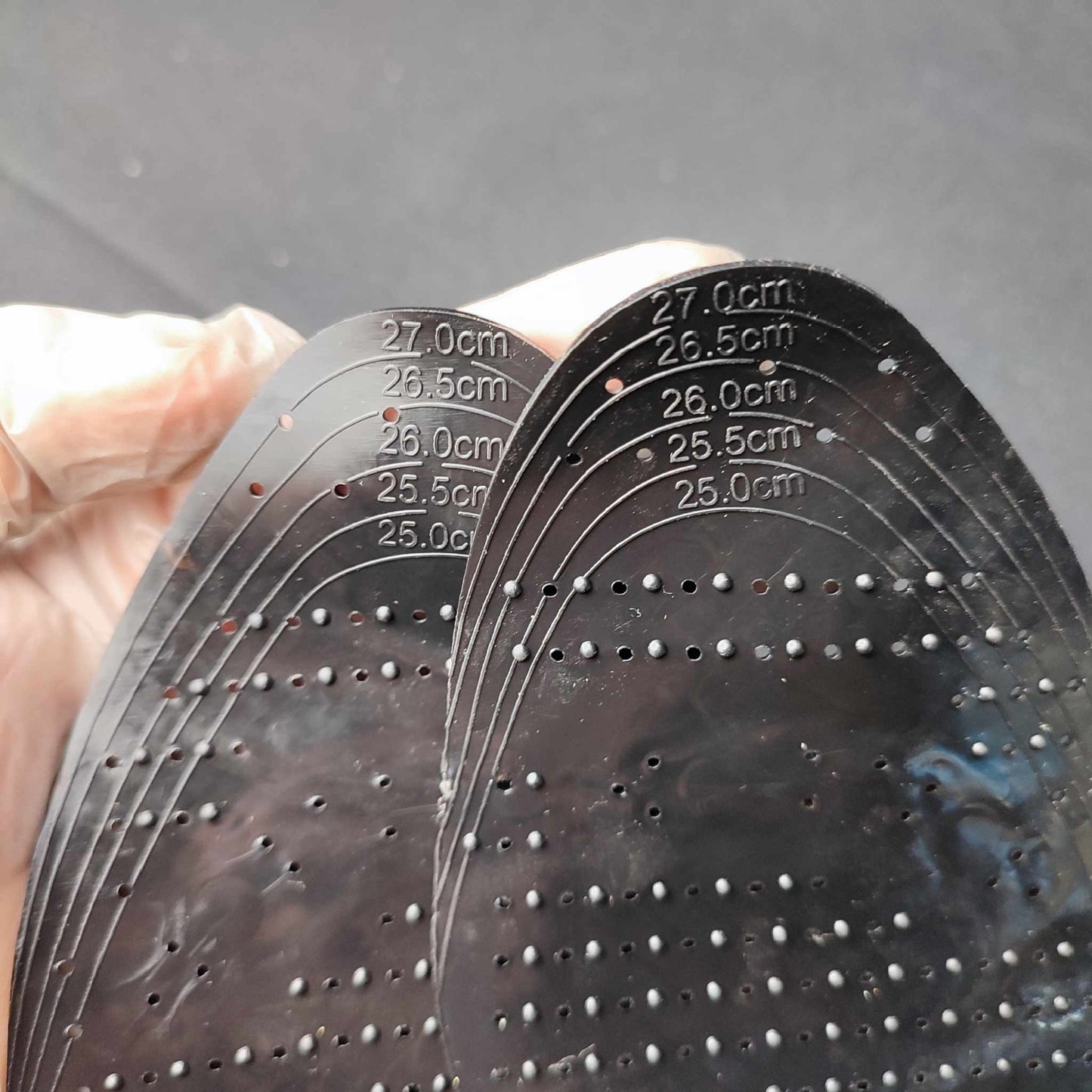Silicone Insole - Right Foot -Black