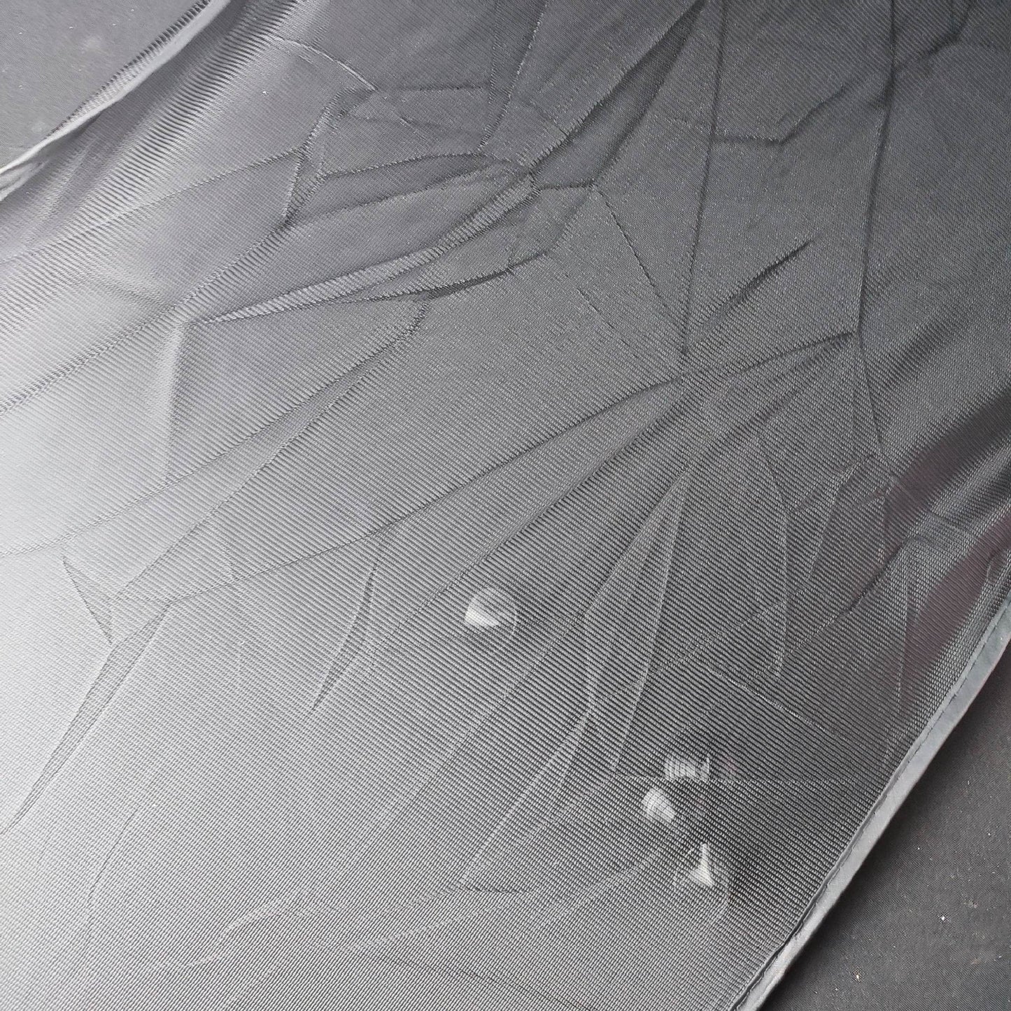 Large Black Car Sun Shade Oval (713_00009C)