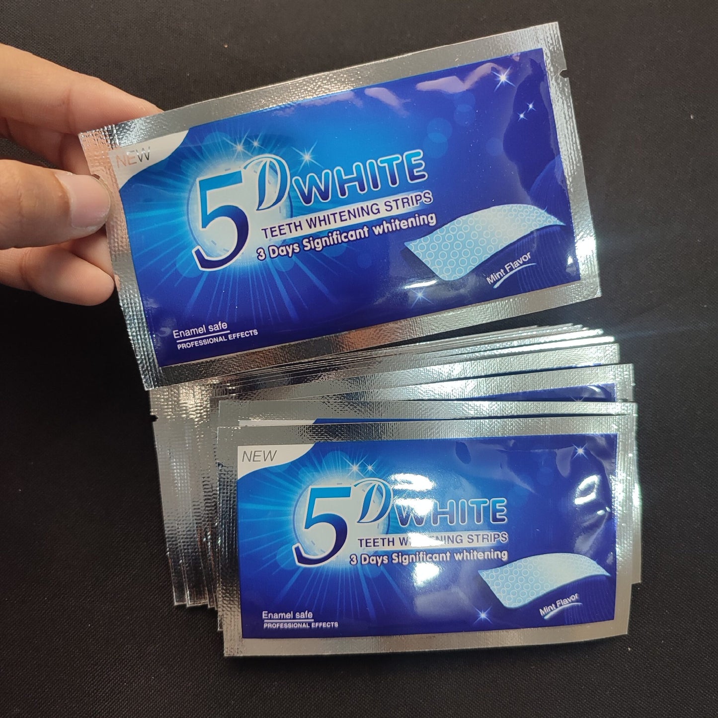 5D White Teeth Whitening Strips- 14 Sets