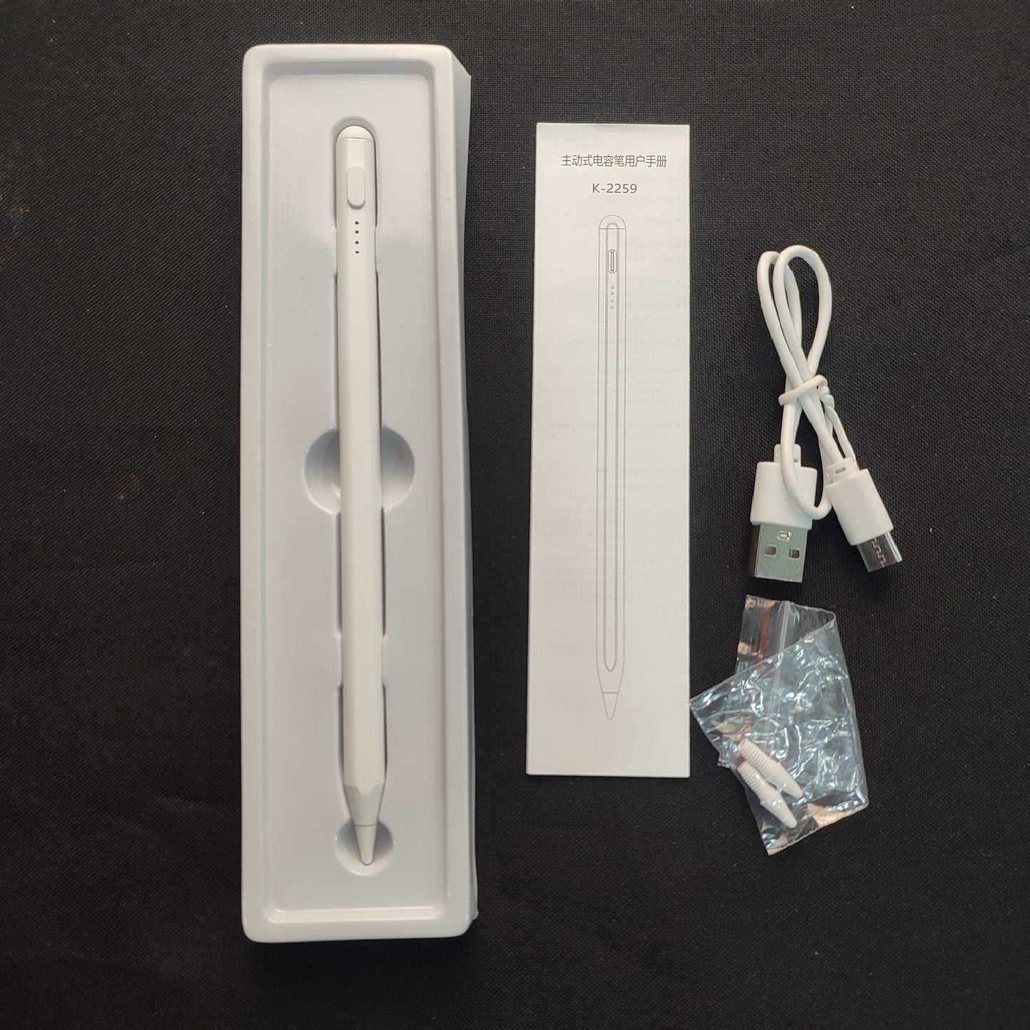 Active Stylus Pen For IOS iPadmini Air pro- White