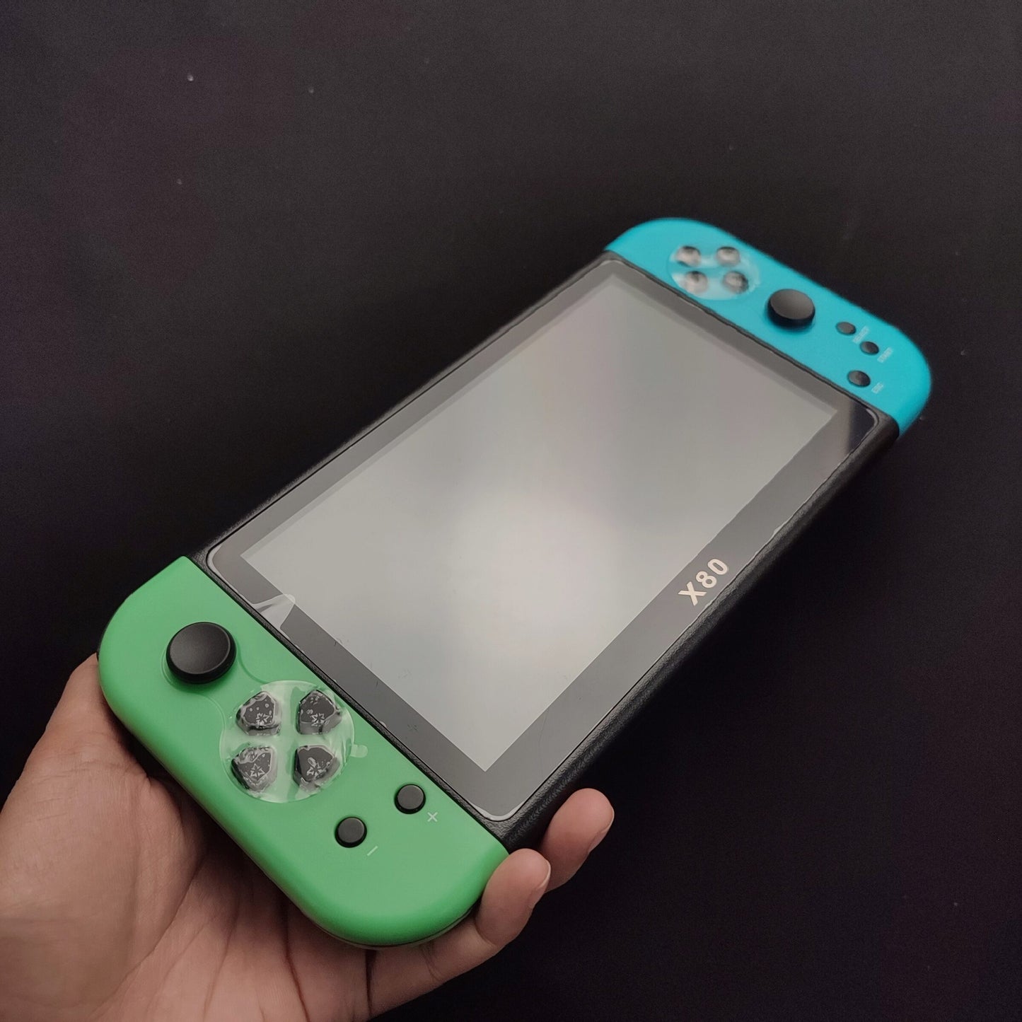 Model:8236 X80 Hand-Held Gaming Device 16GB - Blue&Green