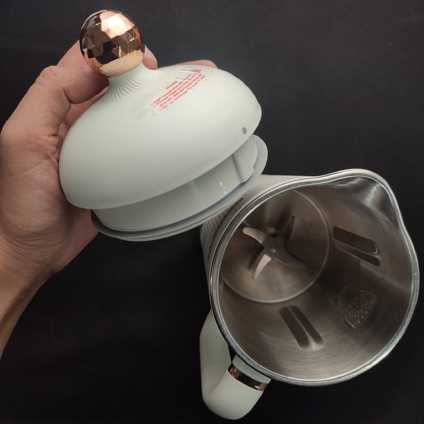 NK-01 Vibili Mini Soy Milk Blender 350ml - White