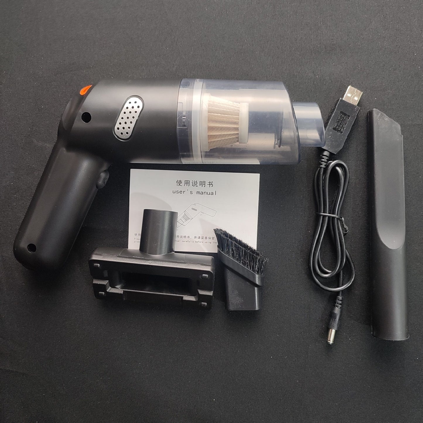 QL-101 Cordless Vacuum Cleaner - Black