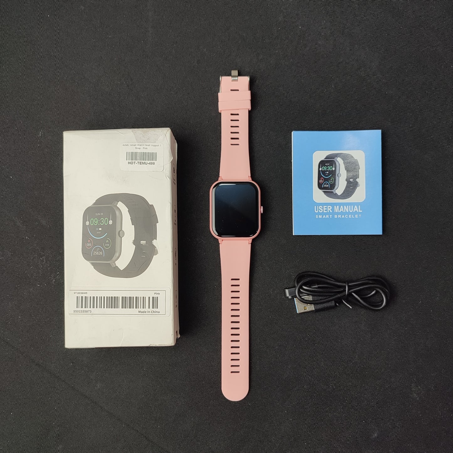 ZL54C Smart Watch Healt Support 1 Strap - Pink