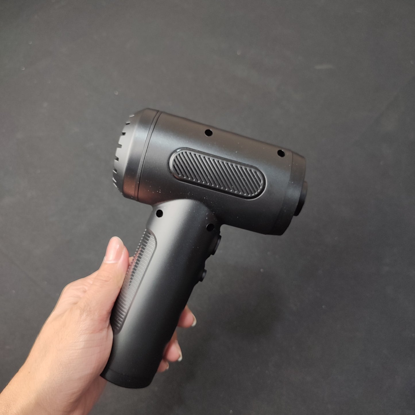 2 in 1 Compressed Air Duster and Vacuum - Black