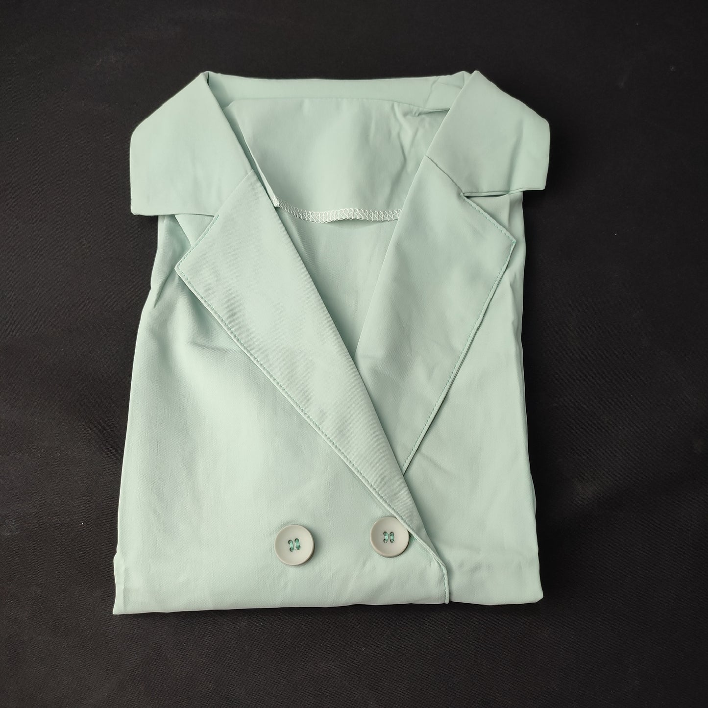 (7UKRCE)Autumn New Korean Version Of The Loose Solid Color Casual Suit