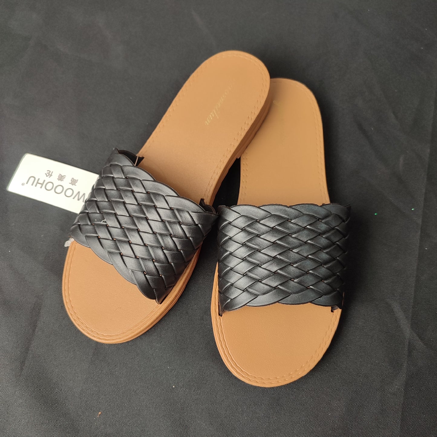 (DJYH2)Slip Sandals Ladies Casual Thick Bottom Latest Imported Slippers (Size: 39)