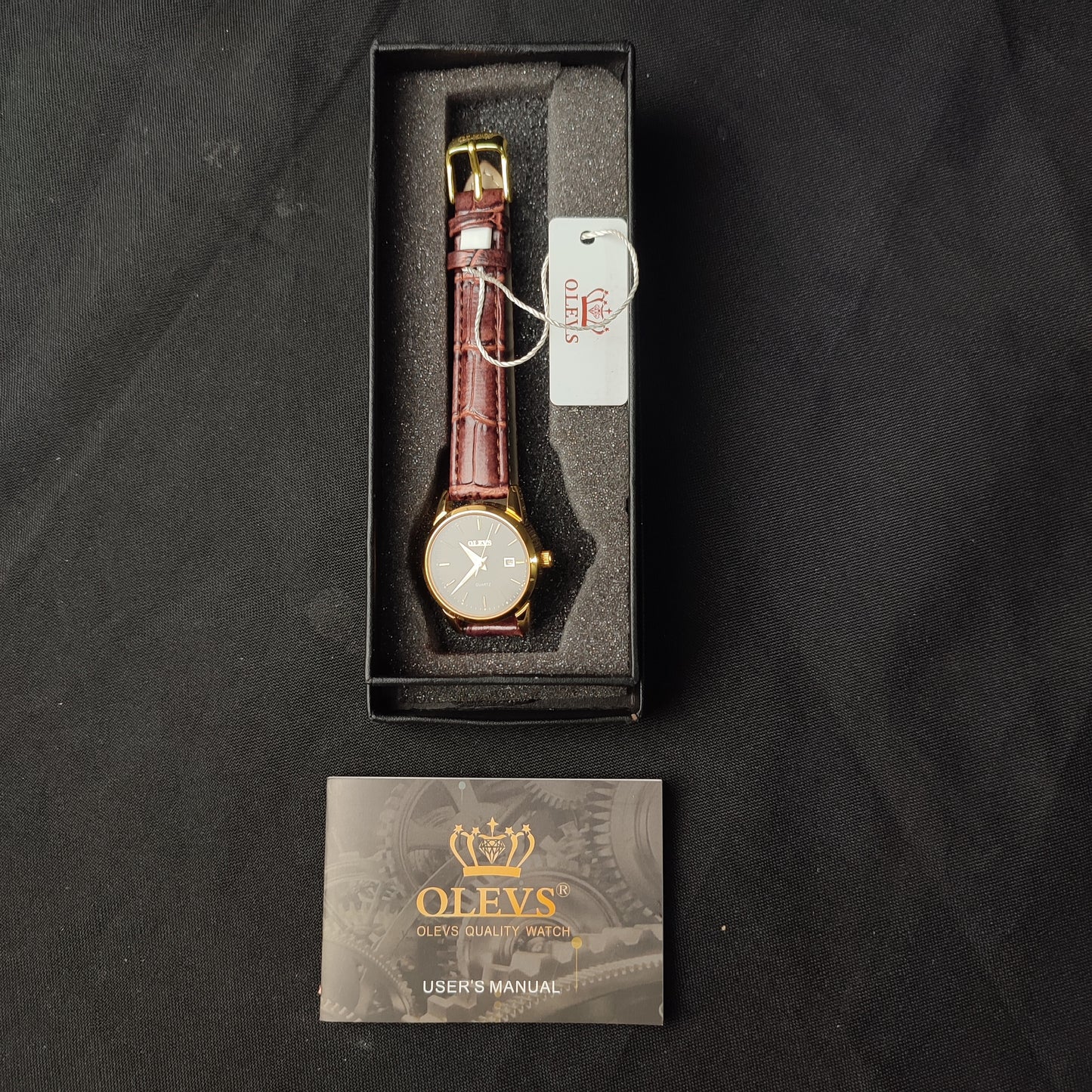 (UHCES)Olevs Women's Watches Original Small Waterproof Branded Analog Women