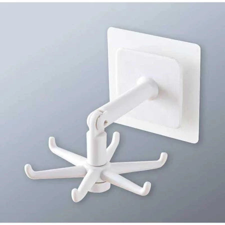 Self-Adhesive Rotating Folding Hook 360