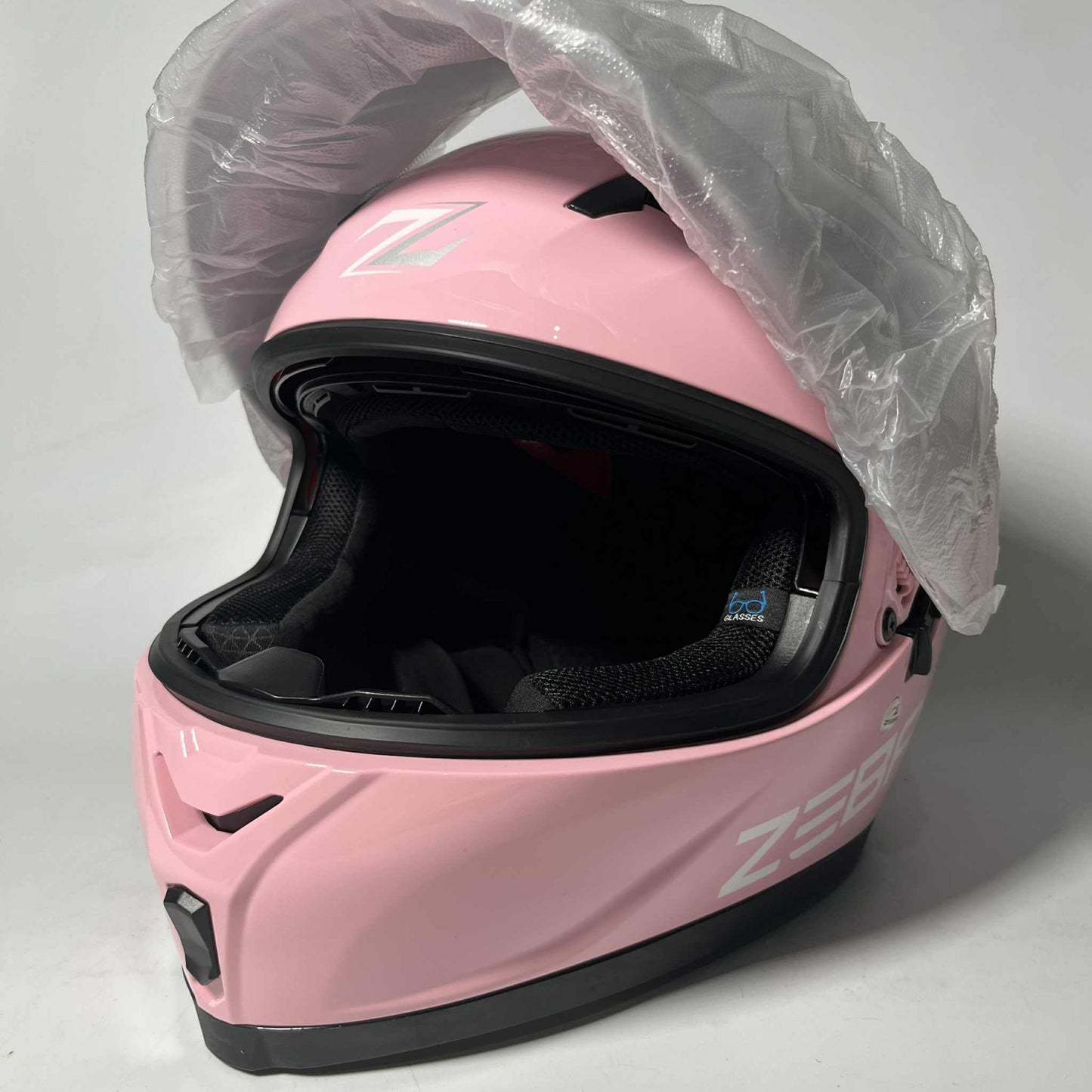 Zebra Dual Visor Full Face Helmet 2024 Alistair (Pink)