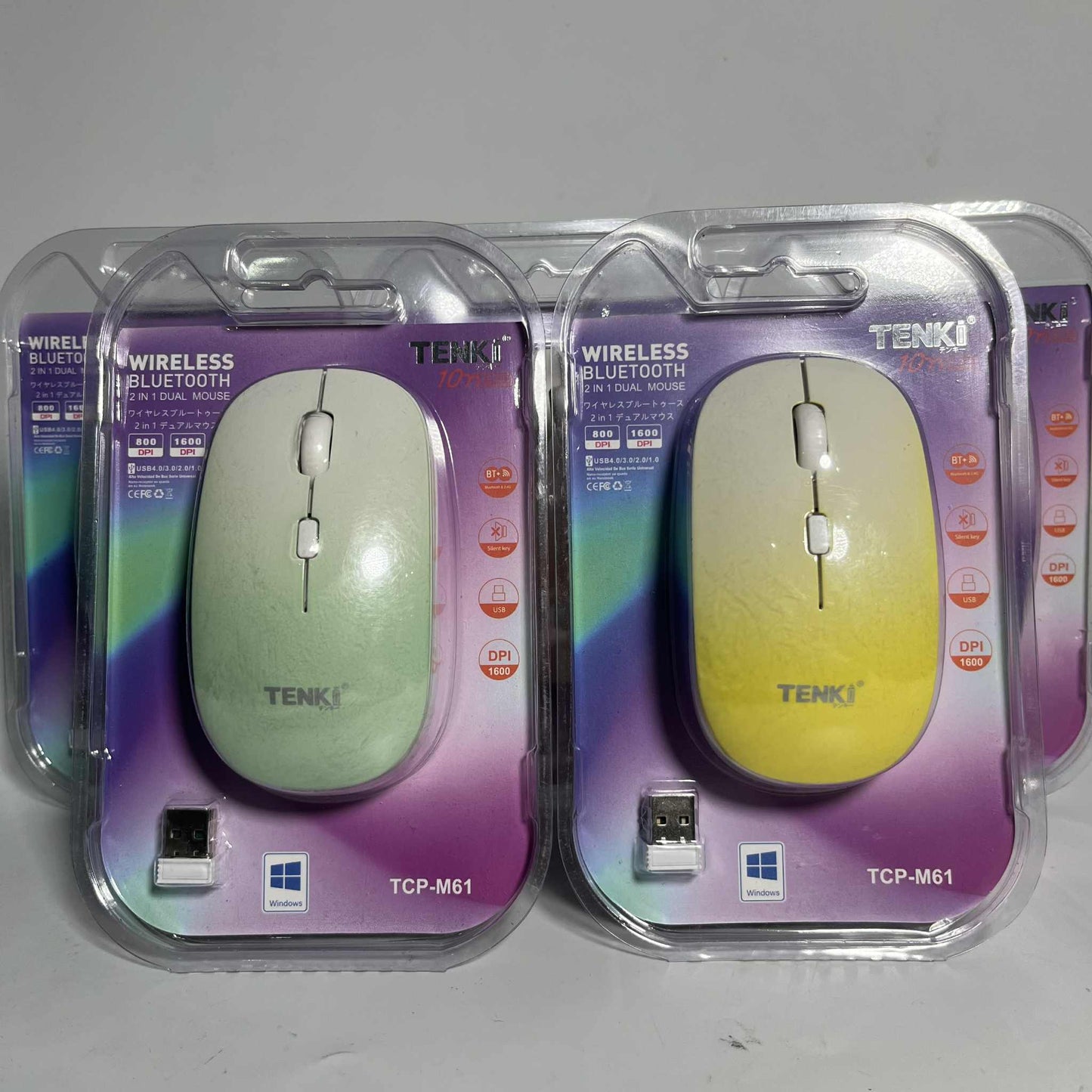 TENKI 2in1 Dual Mouse Wireless Bluetooth TCP-M61