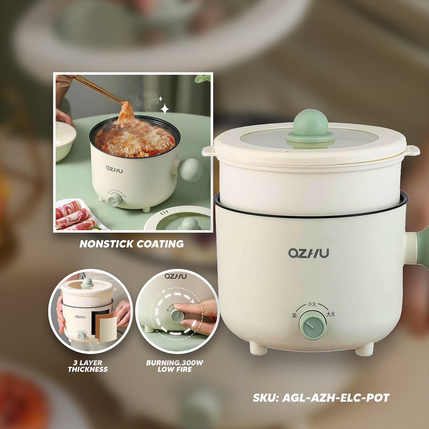 Azhu Multipurpose Electric Pot