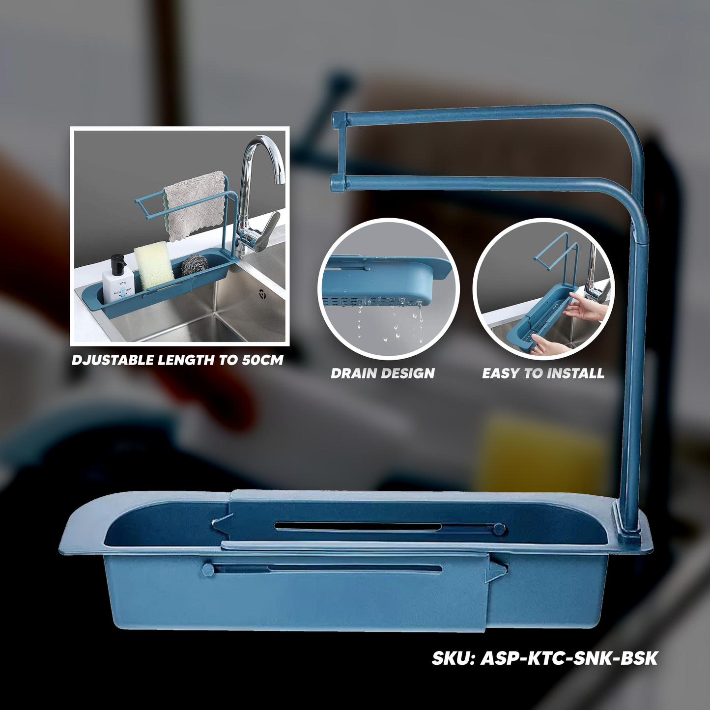 Kitchen Sink Drainer Basket