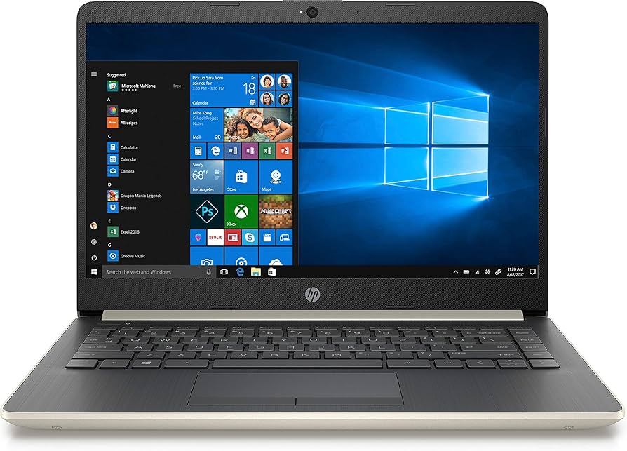 8/240 (SSD) Pre-loved HP 14-cf0013dx i3-8th Gen Windows Laptops with Charger