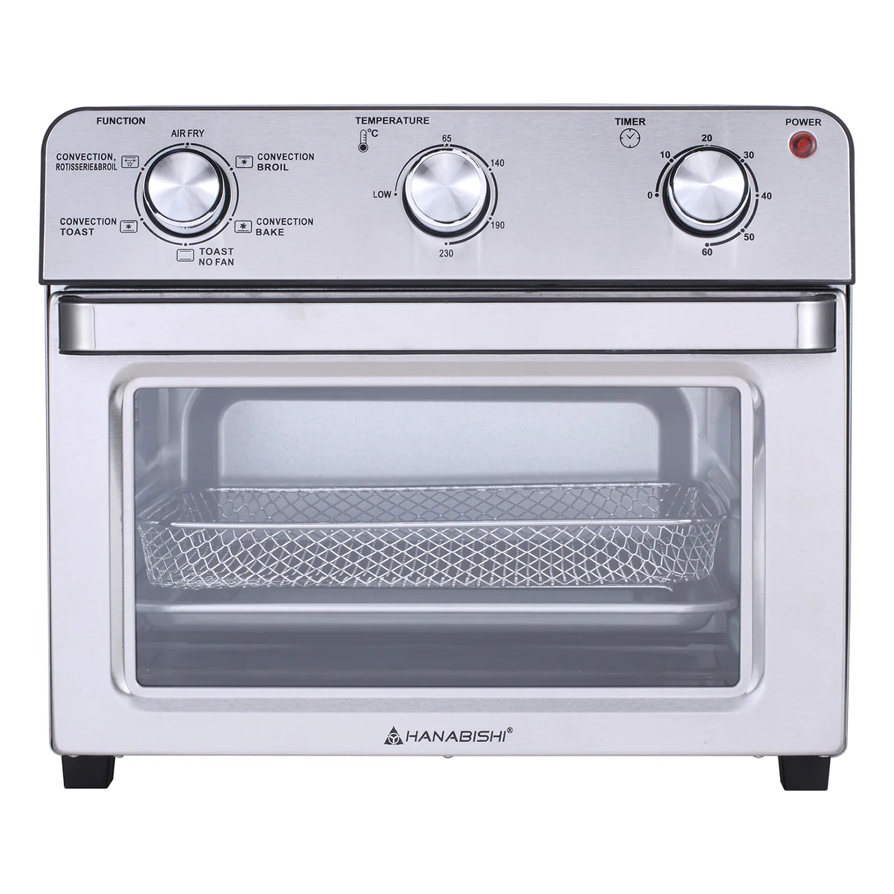 Hanabishi Air Fryer 23 Liter Capacity HAFEO23SS
