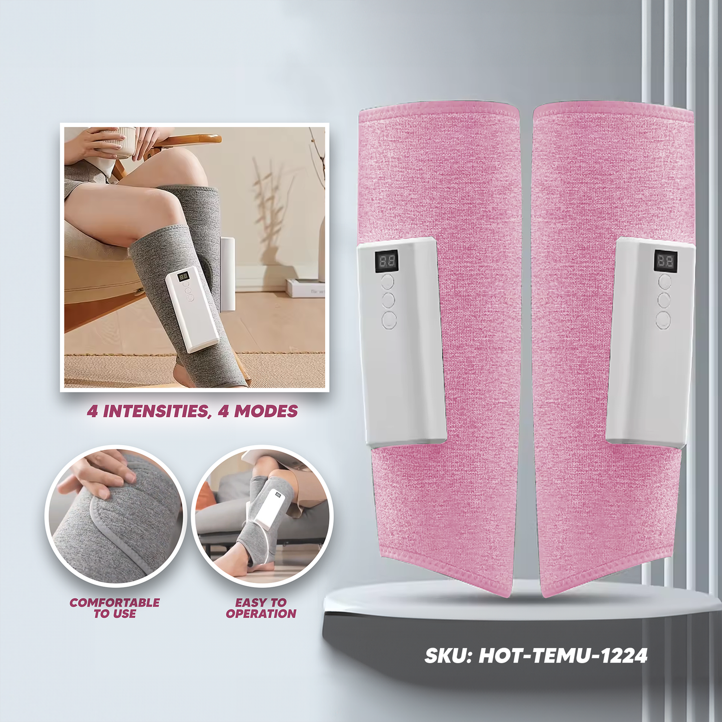 SYDZ-001 Leg Massager - Pink